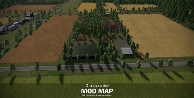 Карта Schwansen v2.0 для Farming Simulator 22 (1.4.x)