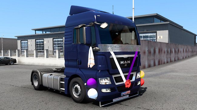Man TGX Weeding Truck v1.0 для Euro Truck Simulator 2 (1.43, 1.44)