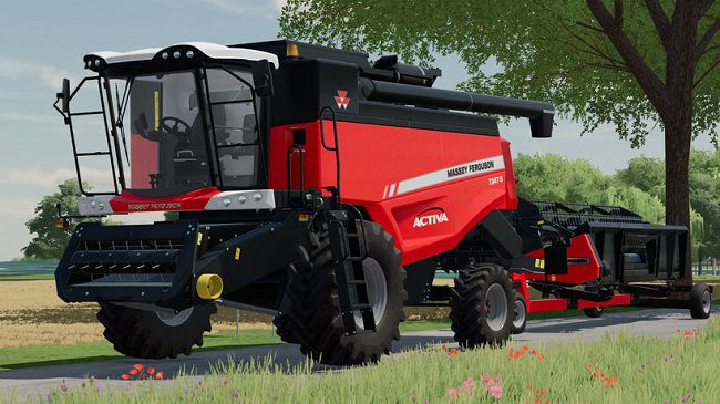 AGCO Harvester Pack v1.1 для Farming Simulator 22 (1.9.x)