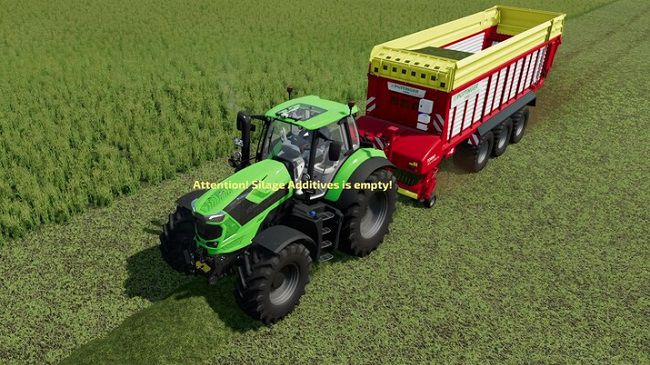 Fill Level Warning Forage Wagons v1.0 для Farming Simulator 22 (1.4.x)
