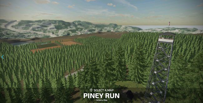 Карта Piney Run v3.0.0.2 для Farming Simulator 22 (1.9.x)