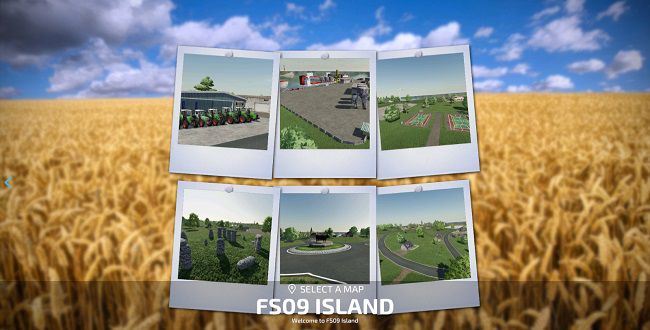 Карта FS09 Island v1.0 для Farming Simulator 22 (1.4.x)