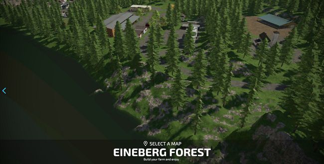 Карта Eineberg Forest v1.0 для Farming Simulator 22 (1.4.x)