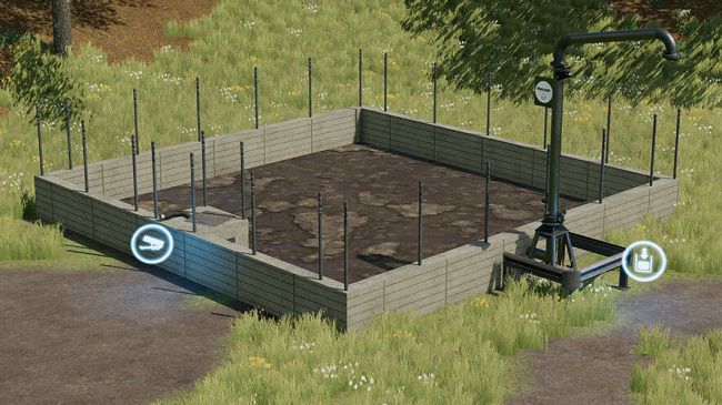 Square Slurry Storage v1.0.1.0 для Farming Simulator 22 (1.7.x)