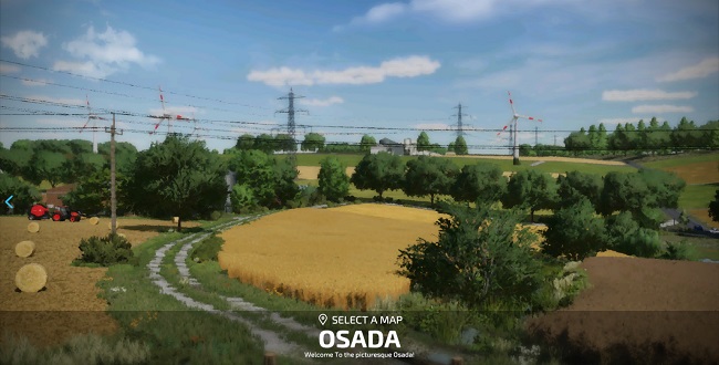 Карта Osada v1.0.1.2 для Farming Simulator 22 (1.7.x)