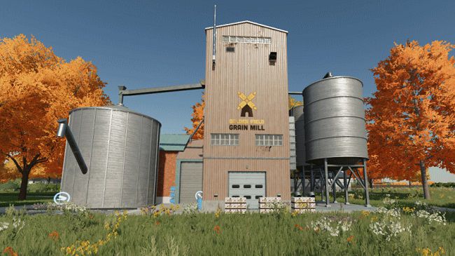 Grain Mill Plus v2.0.0.0 для Farming Simulator 22 (1.8.x)