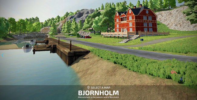 Карта Bjornholm v1.0 для Farming Simulator 22 (1.4.x)