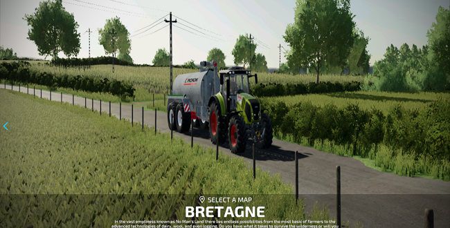 Карта Bretagne v1.0 для Farming Simulator 22 (1.4.x)