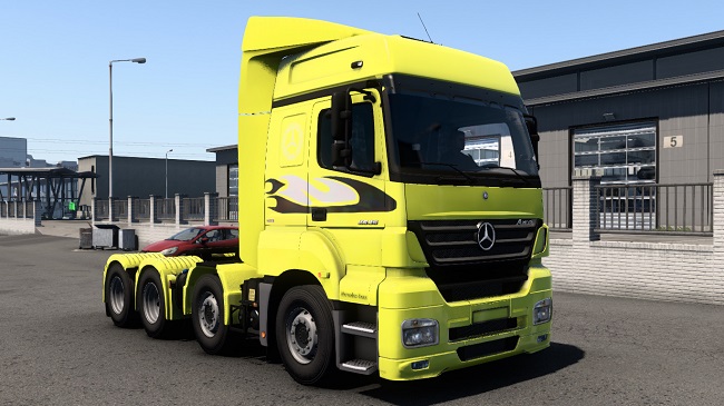 Mercedes-Benz Axor (2009-2012-2019) v2.5 для Euro Truck Simulator 2 (1.44.x, 1.45.x)