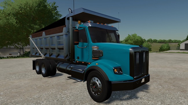 Freightliner Coronado 122SD flated/AR truck v1.1 для Farming Simulator 22 (1.7.x)