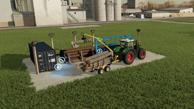 Stationary Woodchipper v1.0.0.1 для Farming Simulator 22 (1.8.x)