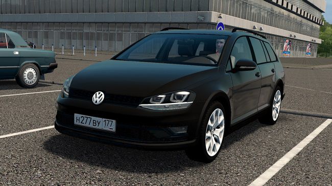 Мод Volkswagen Golf Alltrack 2015 v25.05.2022 для City Car Driving (1.5.9.2)