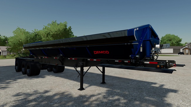 Demco Side Tip Trailer Custom V10 для Farming Simulator 22 15x 7773