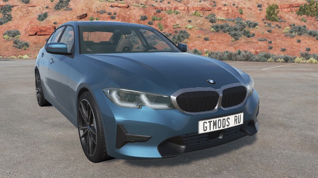BMW 3-Series G20 2018 v1.0 для BeamNG.drive (0.27.x)
