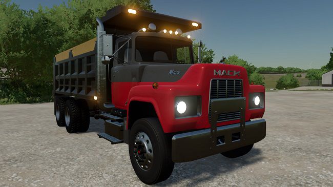 Mack R Dump Truck v1.0 для Farming Simulator 22 (1.5.x)
