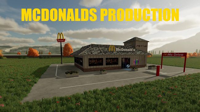 McDonalds Production v1.0 для Farming Simulator 22 (1.5.x)