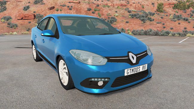 Renault Fluence v1.0 для BeamNG.drive (0.24.x)