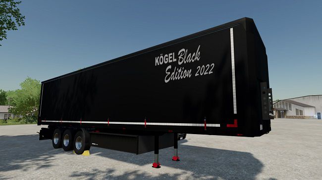 Kögel Black Edition 2022 v1.1.0.1 для Farming Simulator 22 (1.10.x)
