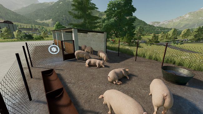 Homestead Pig Barn v1.1 для Farming Simulator 22 (1.11.x)