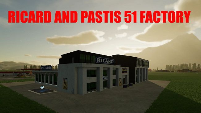 Ricard Factory v1.0 для Farming Simulator 22 (1.5.x)