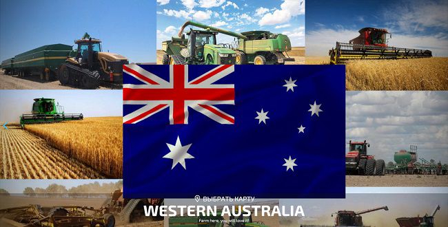 Карта Western Australia 4x v1.0 для Farming Simulator 22 (1.5.x)