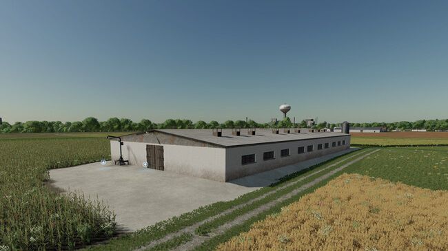 Old Cow Barn v1.1 для Farming Simulator 22 (1.7.x)