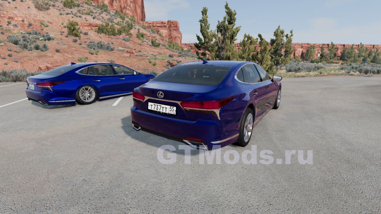 Lexus LS 500 v1.0 для BeamNG.drive (0.25.x) » Моды для игр про автомобили  от GTMods.ru