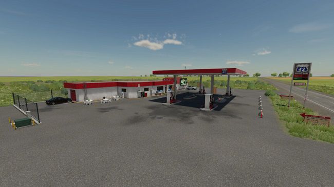 US-Gasstation v1.0 для Farming Simulator 22 (1.5.x)