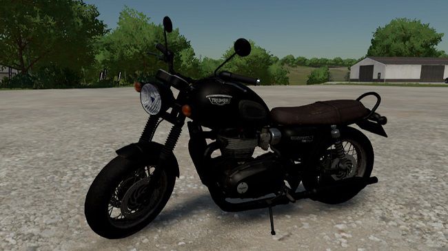 Triumph Bonneville T120 Black v1.0 для Farming Simulator 22 (1.5.x)