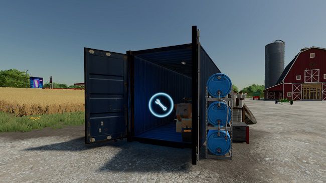 Container Workshop v1.0 для Farming Simulator 22 (1.5.x)