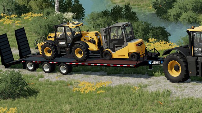 Lizard Class C 450/455/460 Low Loader v1.0 для Farming Simulator 22 (1.5.x)