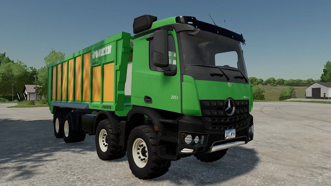 Mercedes-Benz Arocs Agrar v1.0 для Farming Simulator 22 (1.5.x)