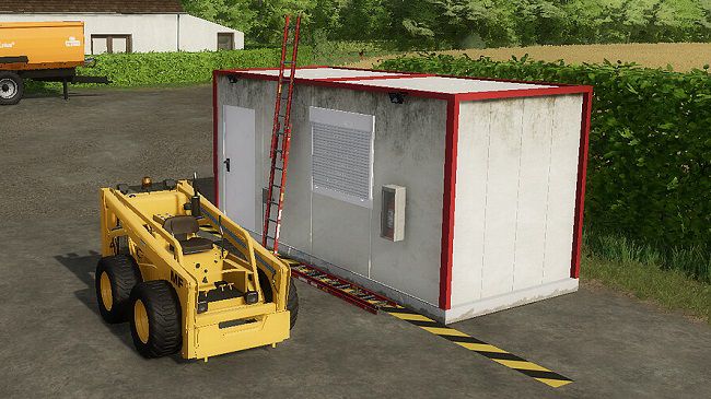 Container With Vehicle Workshop v1.0 для Farming Simulator 22 (1.5.x)