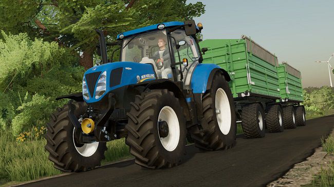 New Holland T7 2011 Series v1.0 для Farming Simulator 22 (1.6.x)