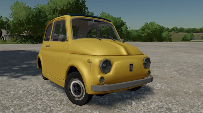 Fiat 500 v1.0.0.0 для Farming Simulator 22 (1.6.x)