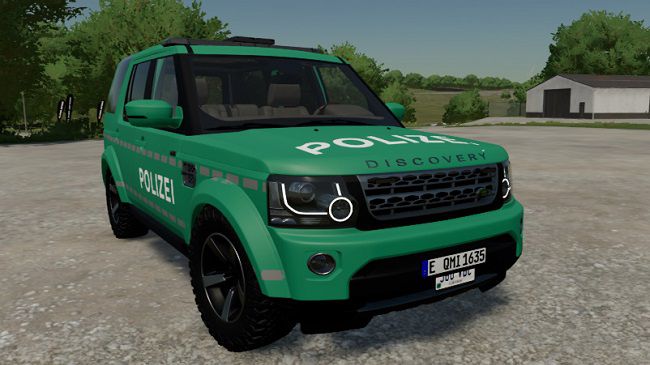 Land Rover Discovery 4 UK Police v2.0 для Farming Simulator 22 (1.6.x)