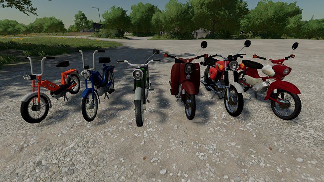 Motorbike Pack v1.0 для Farming Simulator 22 (1.6.x)