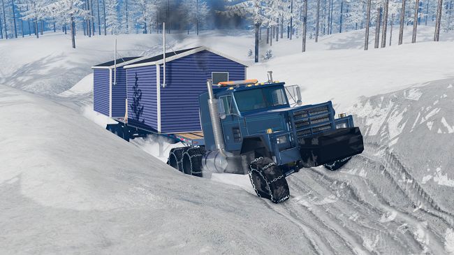 Карта Snowy and Icy Off-Road v1.1 для BeamNG.drive (0.25.x)
