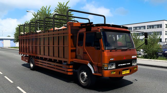 Mitsubishi Fuso Cattle Truck v1.0 для Euro Truck Simulator 2 (1.44.x)