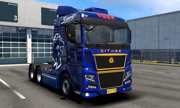Sitrak C9H v1.1 для Euro Truck Simulator 2 (1.45.x)