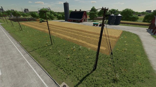 Placeable Power Line v1.0 для Farming Simulator 22 (1.6.x)