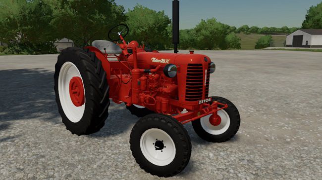 Zetor 25K Red v1.0 для Farming Simulator 22 (1.6.x)