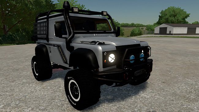 Land Rover Defender 90 v2.0 для Farming Simulator 22 (1.6.x)