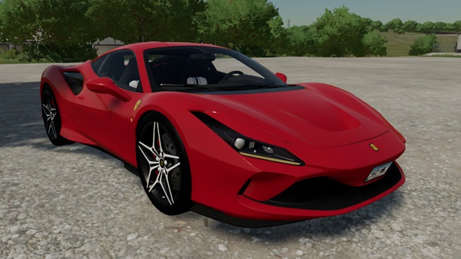 Ferrari F8 Tributo v1.1 для Farming Simulator 22 (1.6.x)