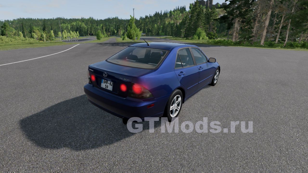 Lexus IS300 v1.0 для BeamNG.drive (0.26.x) » Моды для игр про автомобили от  GTMods.ru