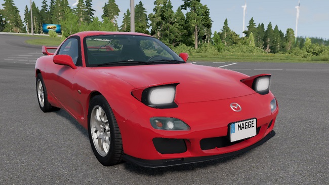 MAZDA RX-7 v1.0 для BeamNG.drive (0.25.x)