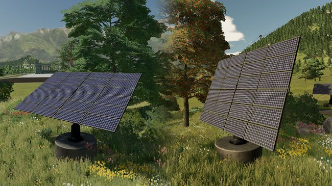 Placeable Solar Panels v1.0 для Farming Simulator 22 (1.6.x)