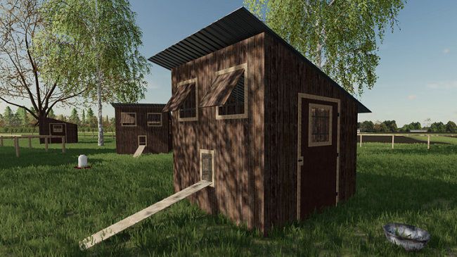 Placeable Chicken Coop v1.0.0.1 для Farming Simulator 22 (1.6.x)