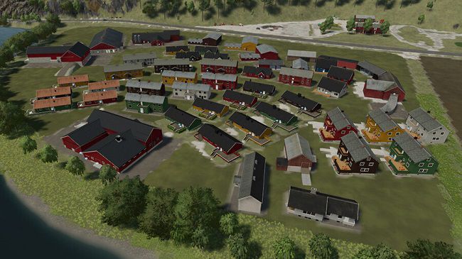 Buildings Of Norway v1.0.2.5 для Farming Simulator 22 (1.9.x)