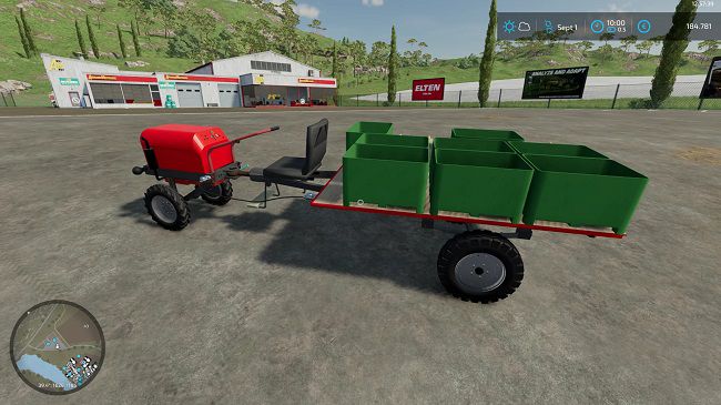 Vine Tractor v1.0.0.0 для Farming Simulator 22 (1.6.x)